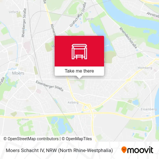 Moers Schacht IV map