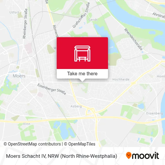 Moers Schacht IV map