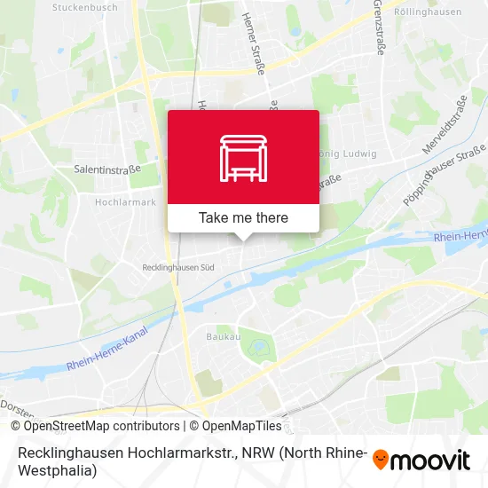 Recklinghausen Hochlarmarkstr. map