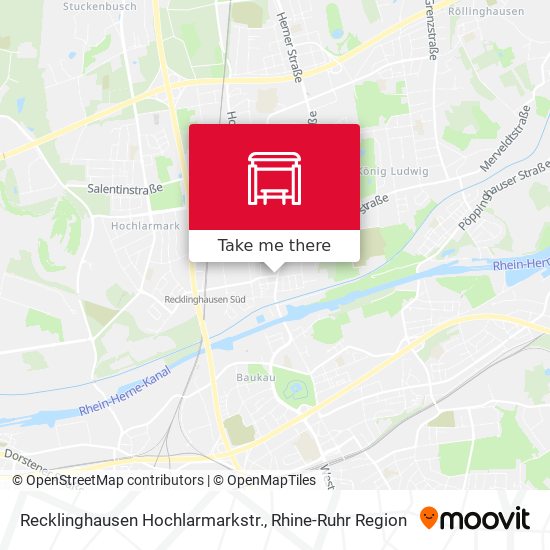 Recklinghausen Hochlarmarkstr. map