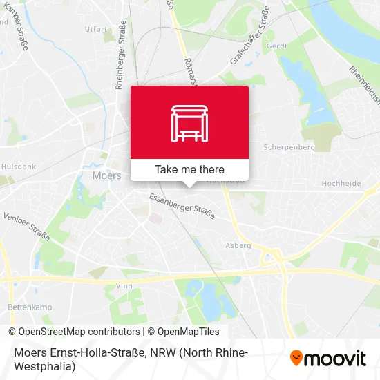 Moers Ernst-Holla-Straße map