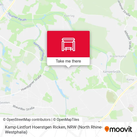 Карта Kamp-Lintfort Hoerstgen Ricken