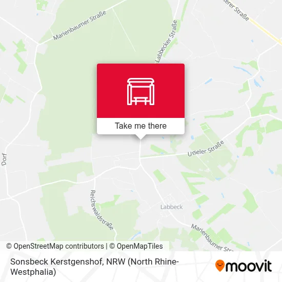 Sonsbeck Kerstgenshof map