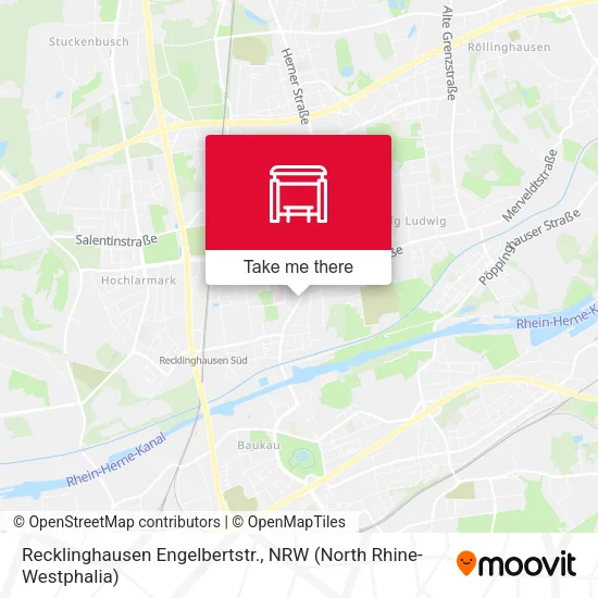 Карта Recklinghausen Engelbertstr.