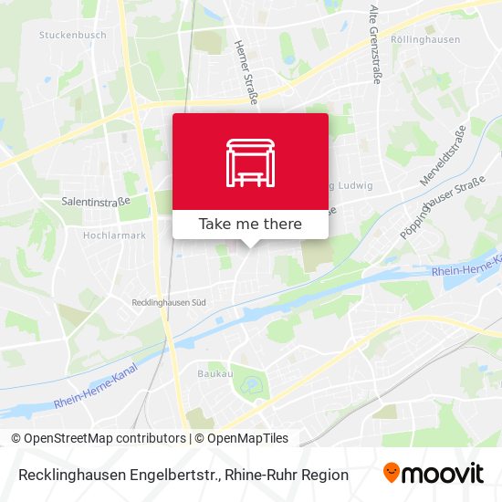 Recklinghausen Engelbertstr. map