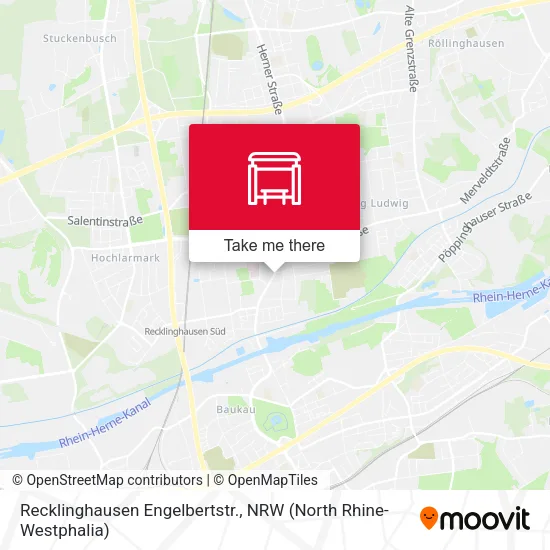 Карта Recklinghausen Engelbertstr.