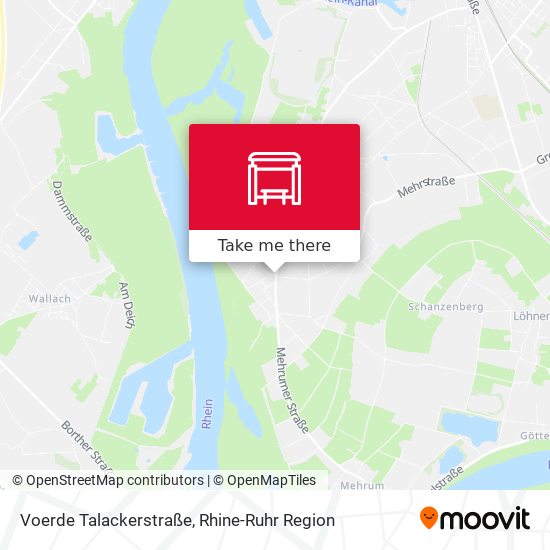 Voerde Talackerstraße map