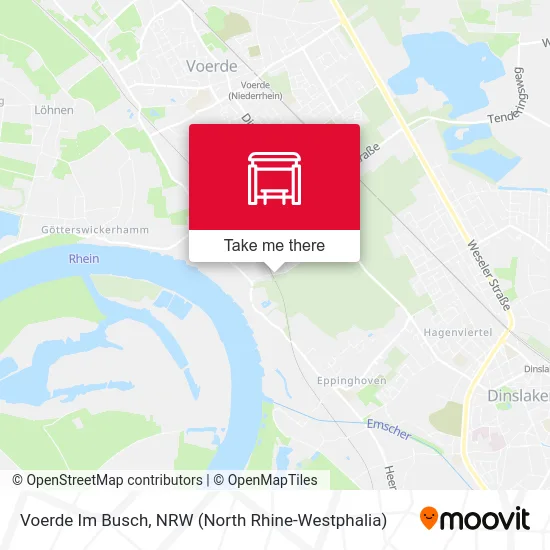 Карта Voerde Im Busch