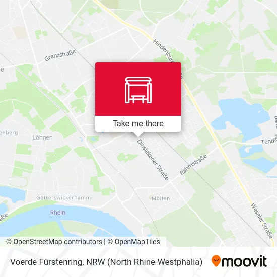 Карта Voerde Fürstenring