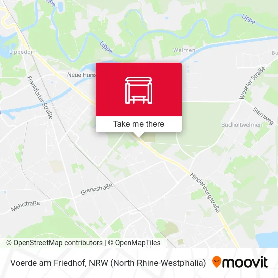 Voerde am Friedhof map