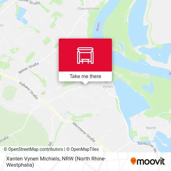 Xanten Vynen Michiels map