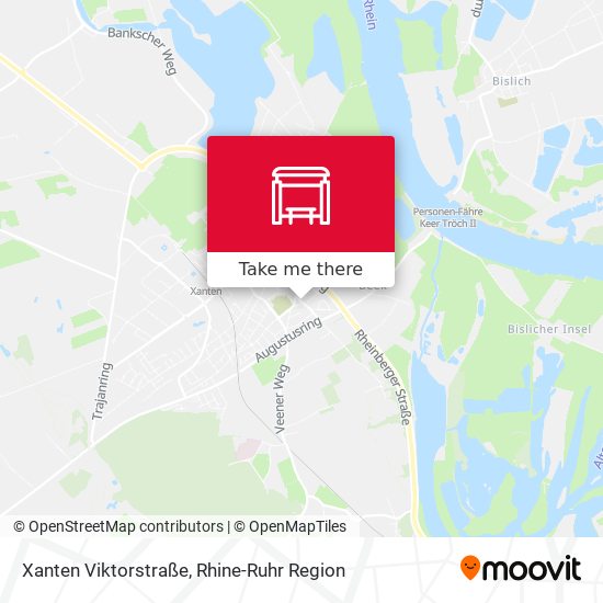 Xanten Viktorstraße map