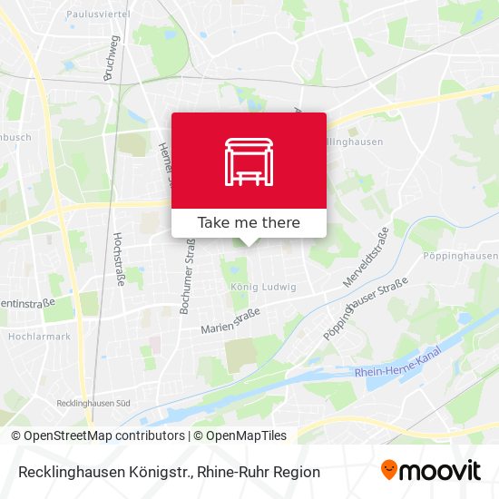 Recklinghausen Königstr. map
