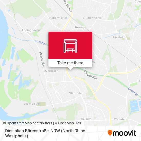 Dinslaken Bärenstraße map