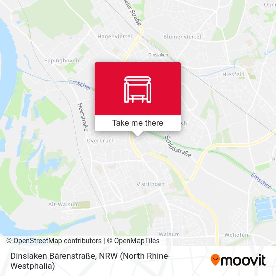 Dinslaken Bärenstraße map