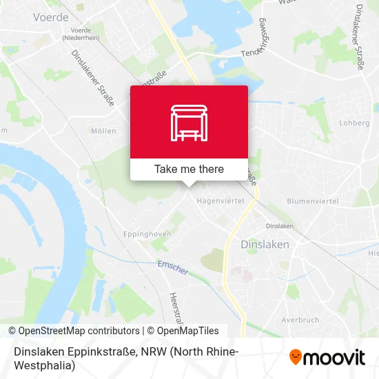 Dinslaken Eppinkstraße map