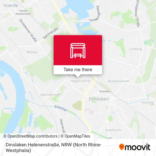 Карта Dinslaken Helenenstraße