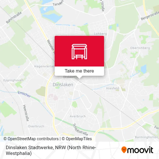 Dinslaken Stadtwerke map