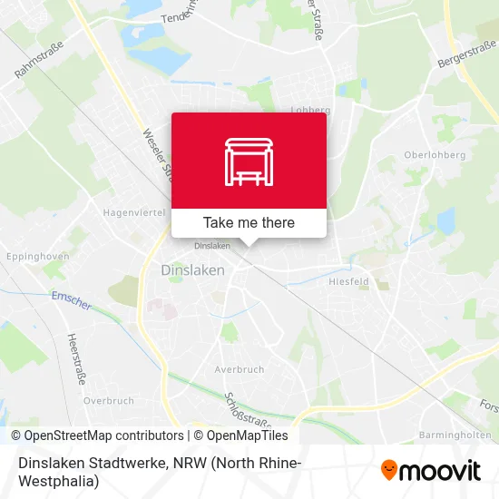 Dinslaken Stadtwerke map
