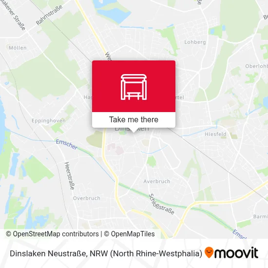 Dinslaken Neustraße map