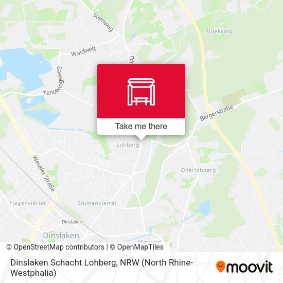 Карта Dinslaken Schacht Lohberg
