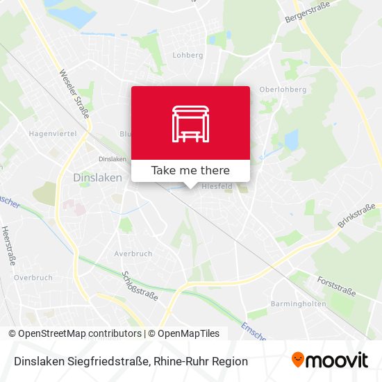 Dinslaken Siegfriedstraße map