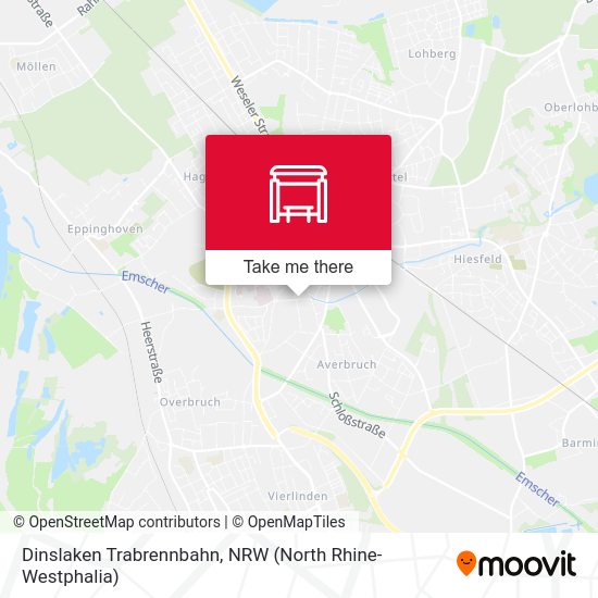 Dinslaken Trabrennbahn map
