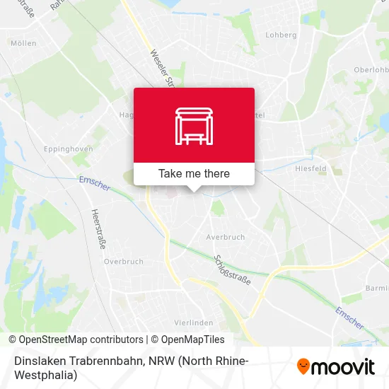 Dinslaken Trabrennbahn map