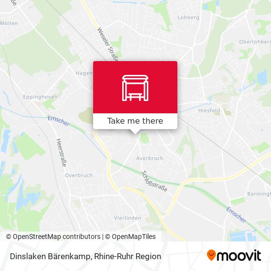 Dinslaken Bärenkamp map