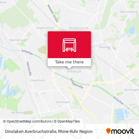 Dinslaken Averbruchstraße map