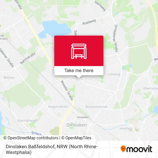 Карта Dinslaken Baßfeldshof