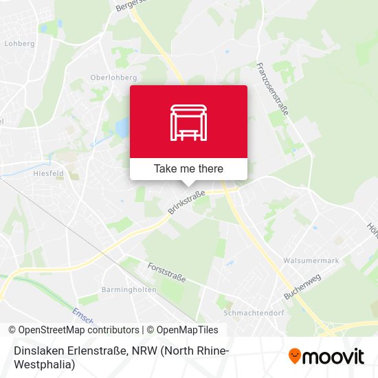 Dinslaken Erlenstraße map