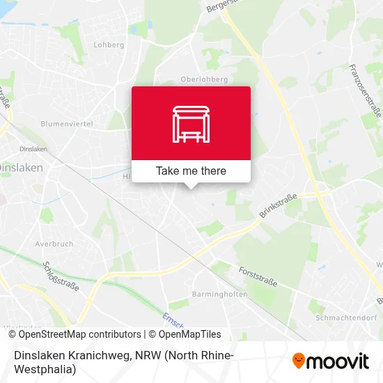 Dinslaken Kranichweg map