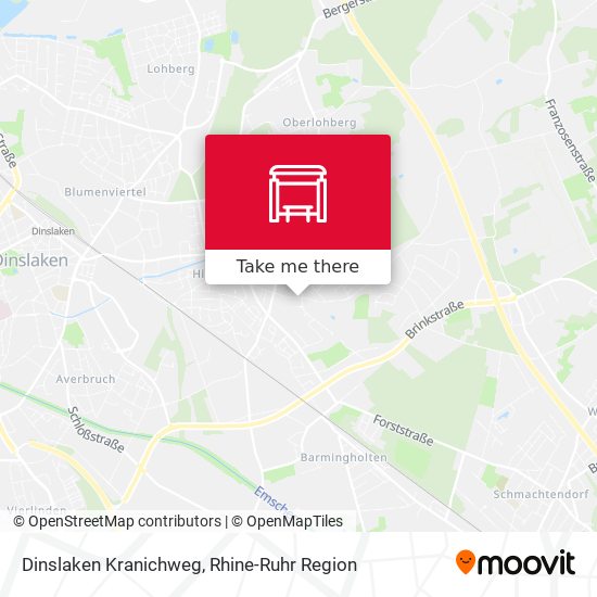 Dinslaken Kranichweg map