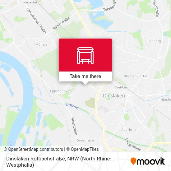 Dinslaken Rotbachstraße map