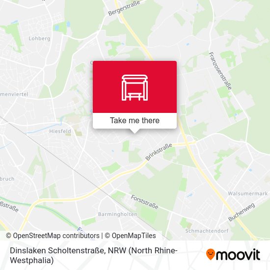 Dinslaken Scholtenstraße map
