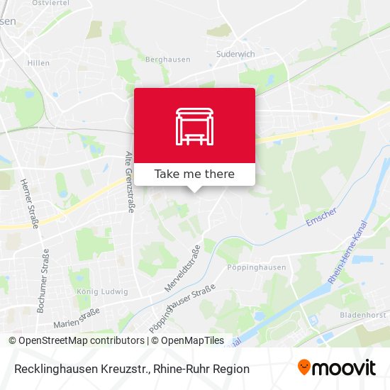 Recklinghausen Kreuzstr. map