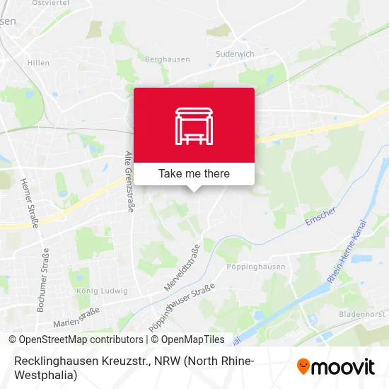 Recklinghausen Kreuzstr. map
