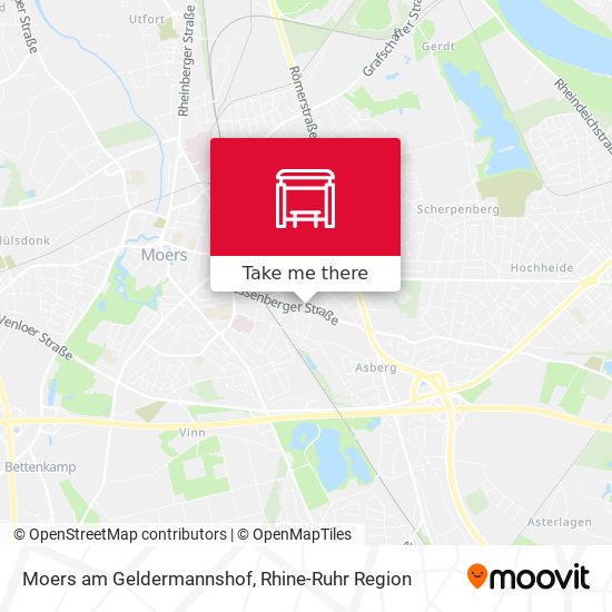 Moers am Geldermannshof map
