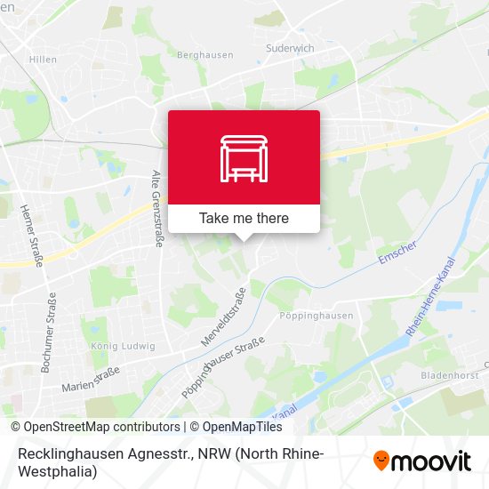 Recklinghausen Agnesstr. map
