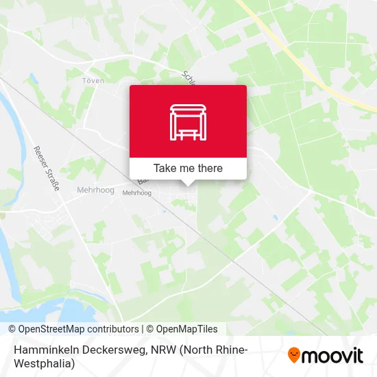 Hamminkeln Deckersweg map