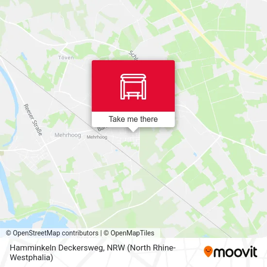 Карта Hamminkeln Deckersweg