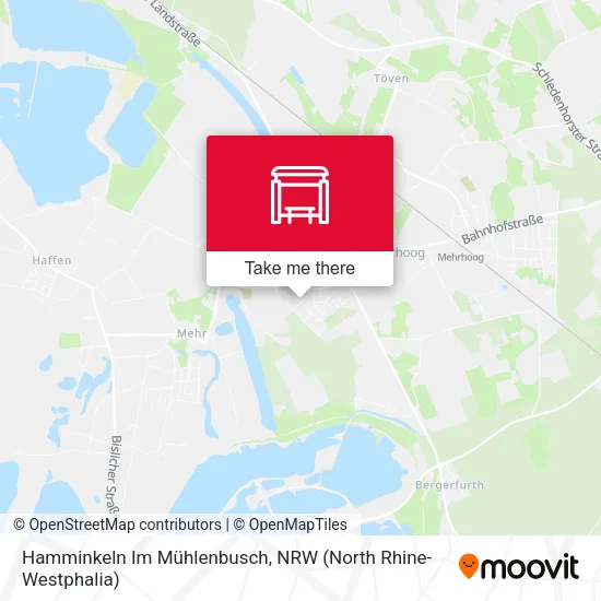 Карта Hamminkeln Im Mühlenbusch
