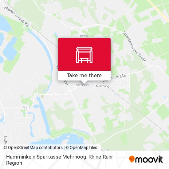 Hamminkeln Sparkasse Mehrhoog map