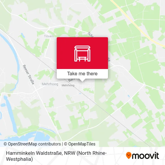Карта Hamminkeln Waldstraße
