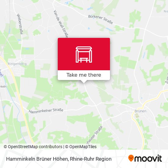 Hamminkeln Brüner Höhen map