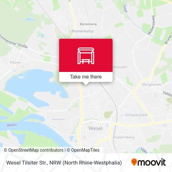 Карта Wesel Tilsiter Str.