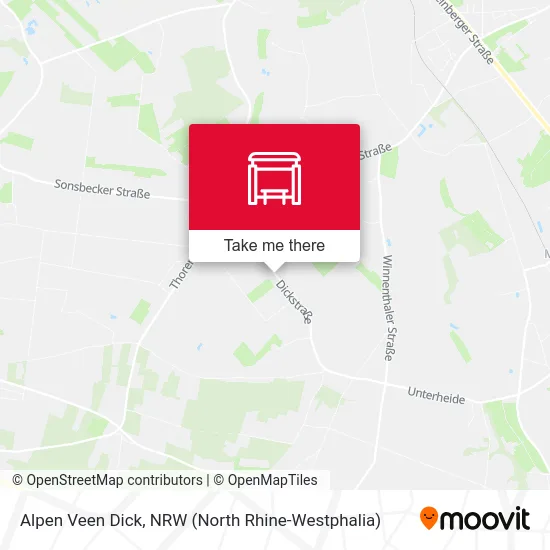 Карта Alpen Veen Dick