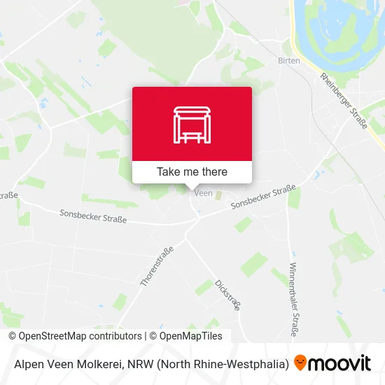 Карта Alpen Veen Molkerei