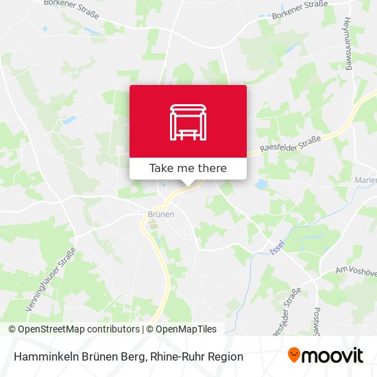 Hamminkeln Brünen Berg map